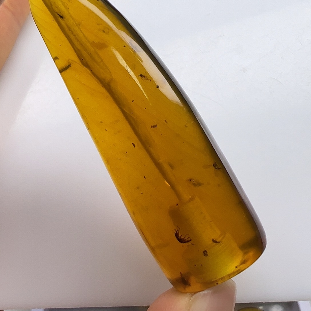 琥珀未镶嵌裸石琥珀虫珀烟嘴