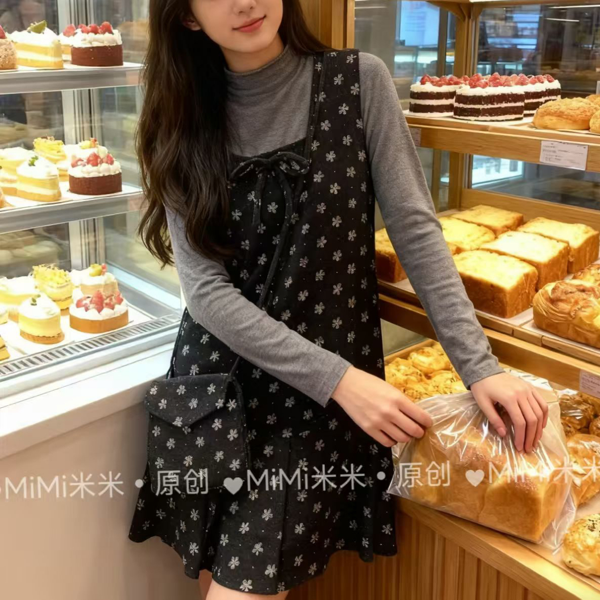 【序号】（连衣裙系列）冬季呢子显瘦套装千金氛围感套装