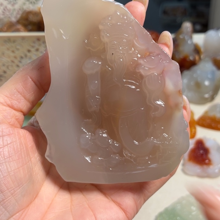 玛瑙/玉髓未镶嵌吊坠(不含链)
