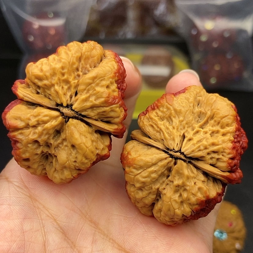 【闪购商品】把件文玩核桃43尺蝴蝶蟾