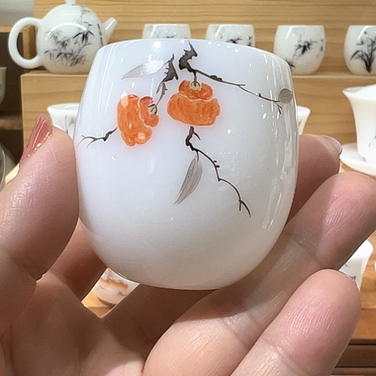 杯子璞玉冰种玉瓷