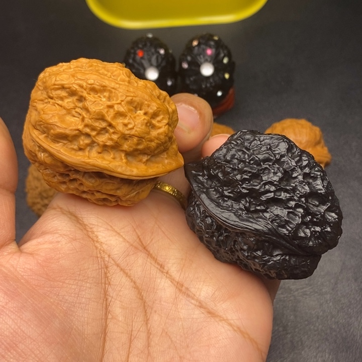 吊坠文玩核桃45尺金蟾王