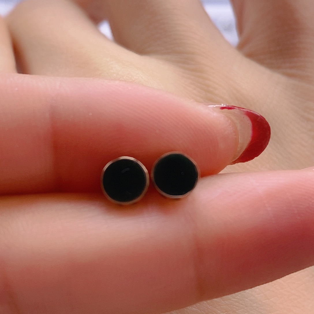 翡翠耳饰18K金镶嵌耳饰