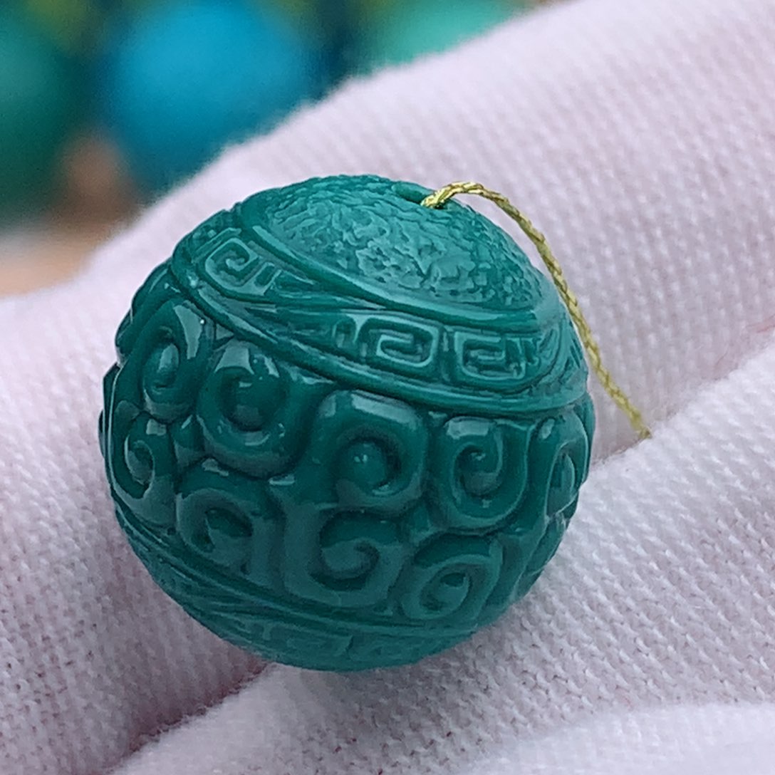 未镶嵌绿松石珠宝奇石