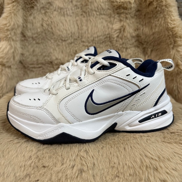 90新 NIKE/耐克 40码250/微瑕 Nike Air Monarch IV 老爹鞋 白色