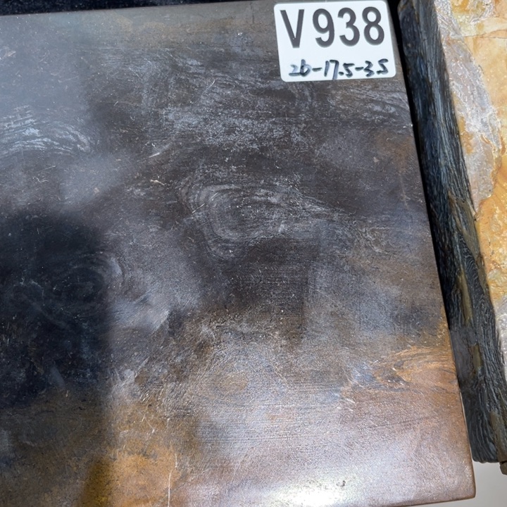 紫砂茶盘开*黑色婉螺石壶承