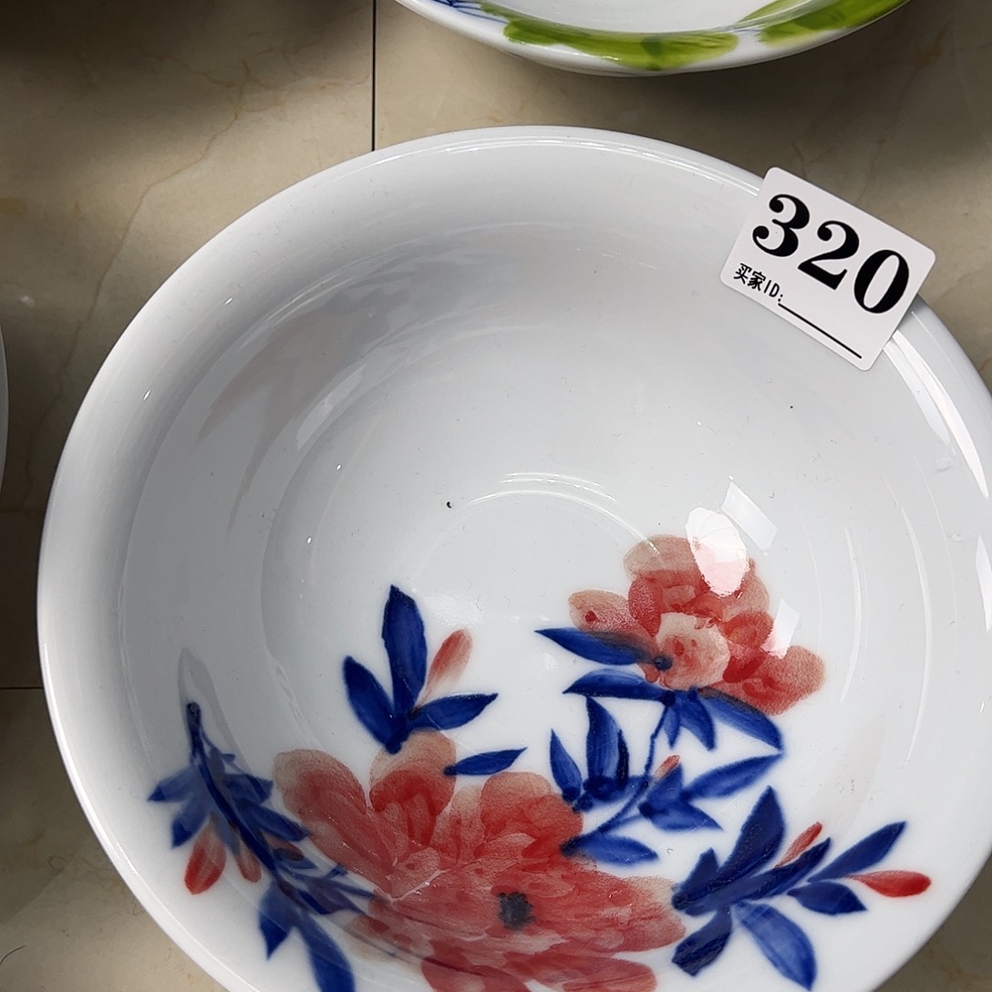 瓷片景德镇陶瓷手工手绘制作