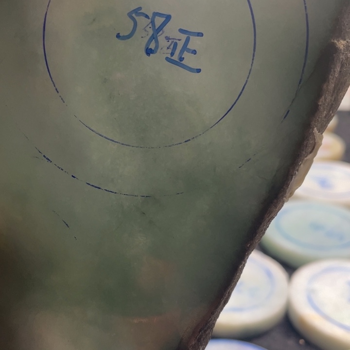 天***莲定制翡翠未镶嵌手镯