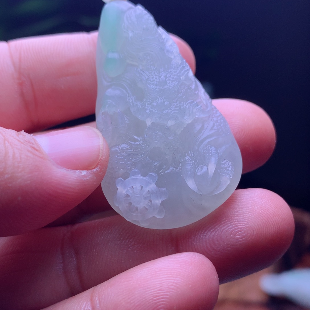 定制翡翠未镶嵌小**人翡翠