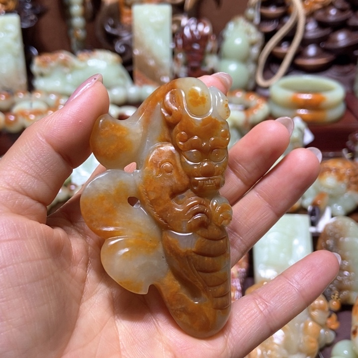 岫岩河磨玉（透闪石质玉）未镶嵌挂件
