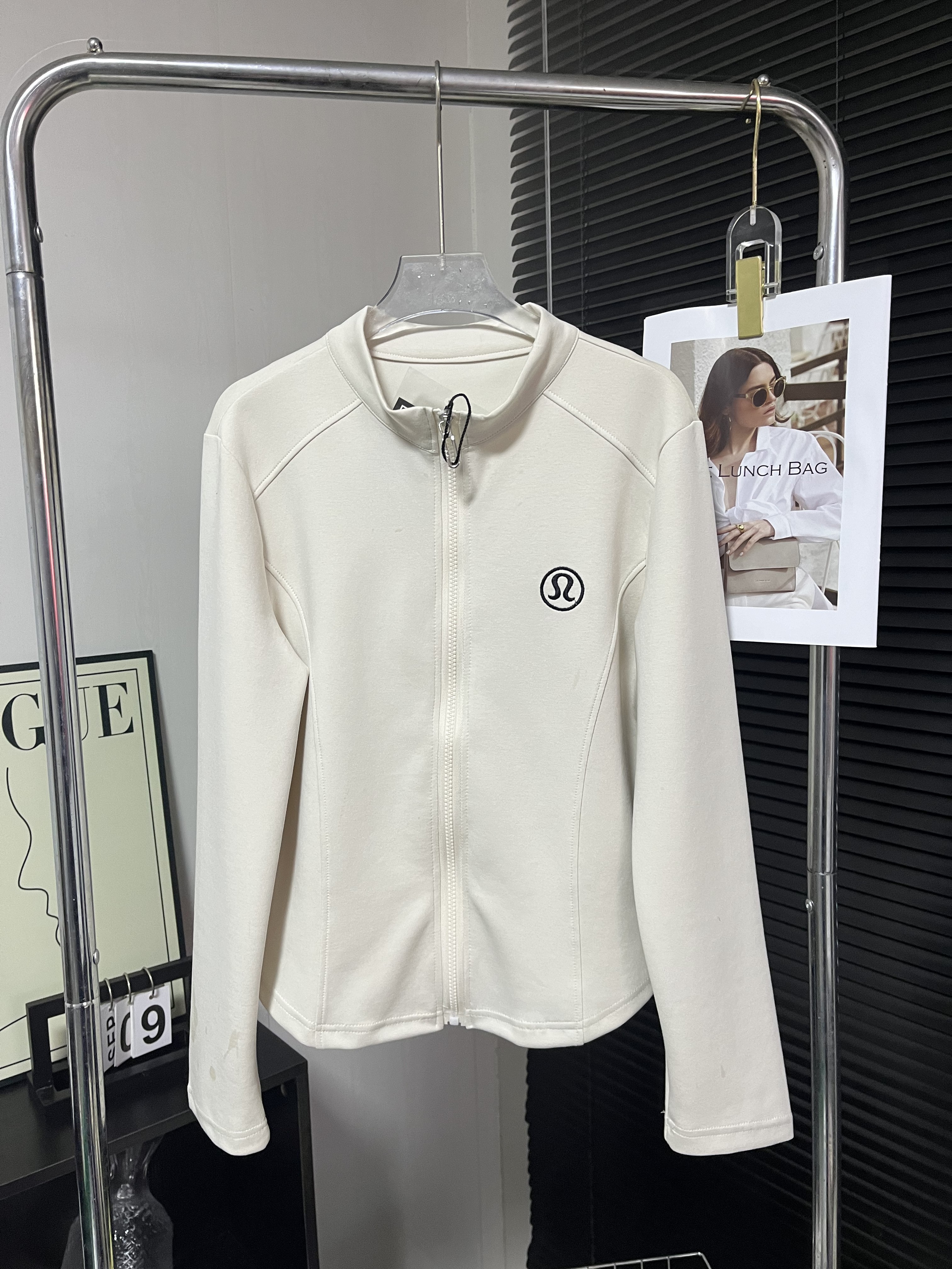 高级感小个子短款立领拉链卫衣外套女25春秋薄款修身显瘦开衫外搭