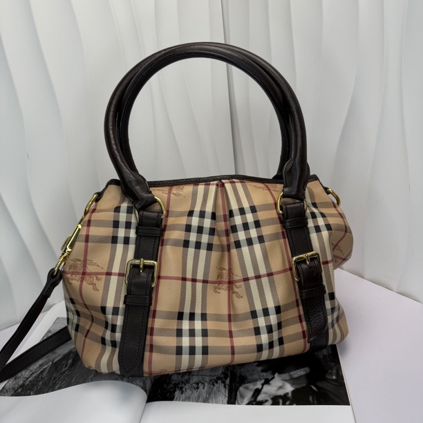 95新 BURBERRY/博柏利 斜挎包/7607