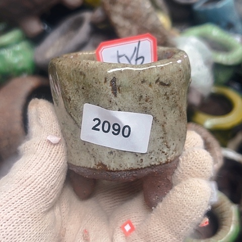 粗陶花盆手工花盆制作