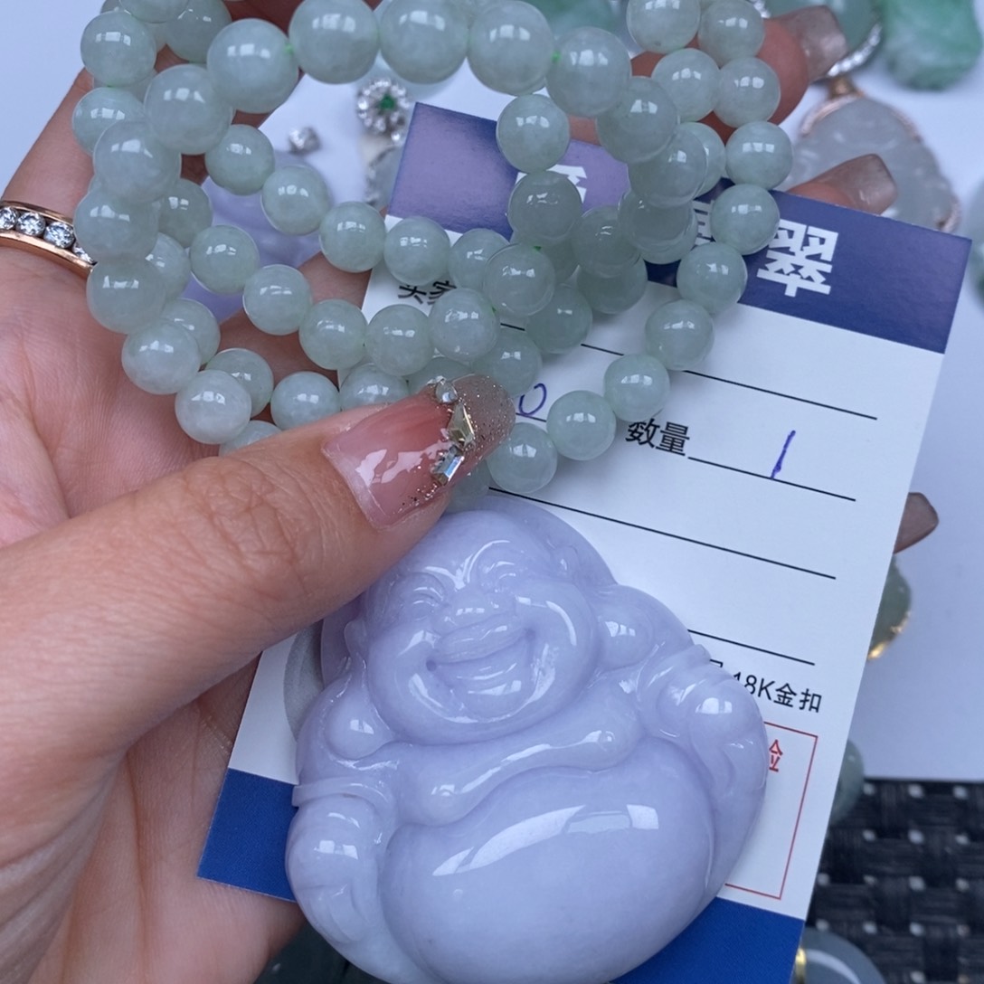 翡翠颈饰未镶嵌江**宋天然