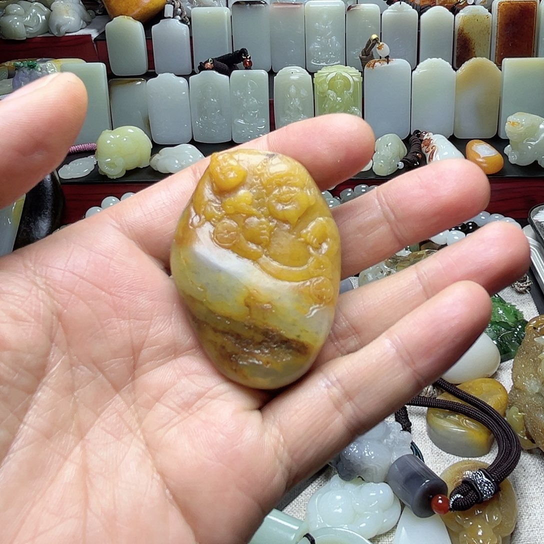 和田玉把件未镶嵌