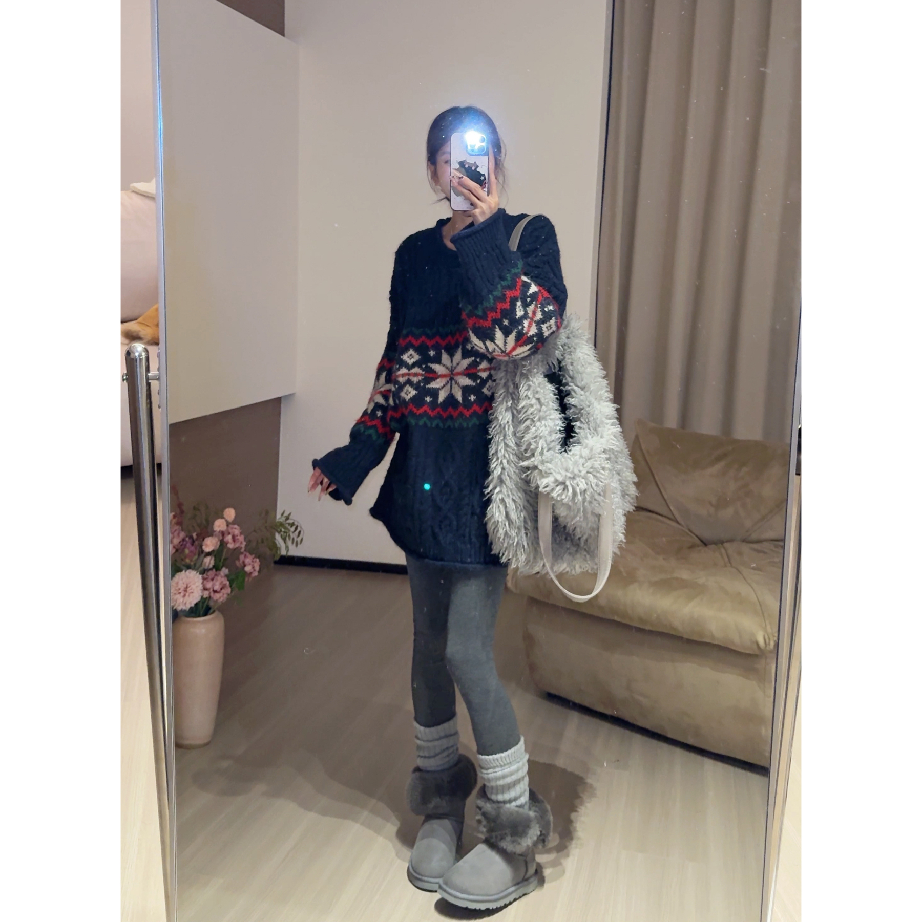 JBJX【薄绒/厚绒 打底裤】时尚保暖韩版外穿百搭秋冬休闲