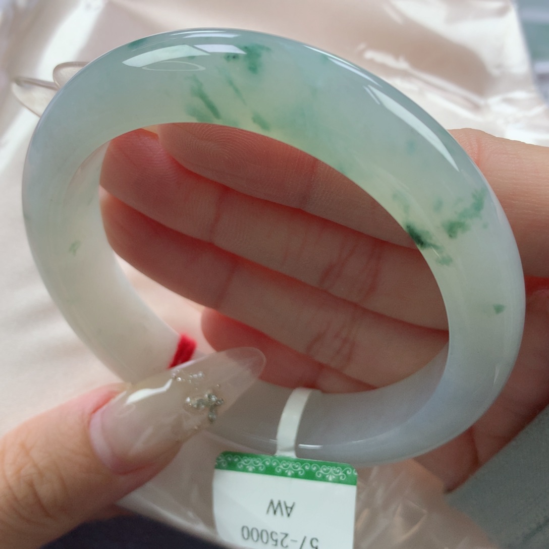 未镶嵌手镯翡翠缅甸天然翡翠A货57.4