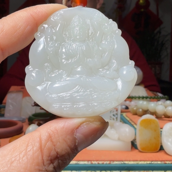 和田玉颈饰未镶嵌