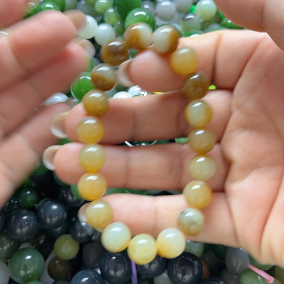 和田玉手链未镶嵌