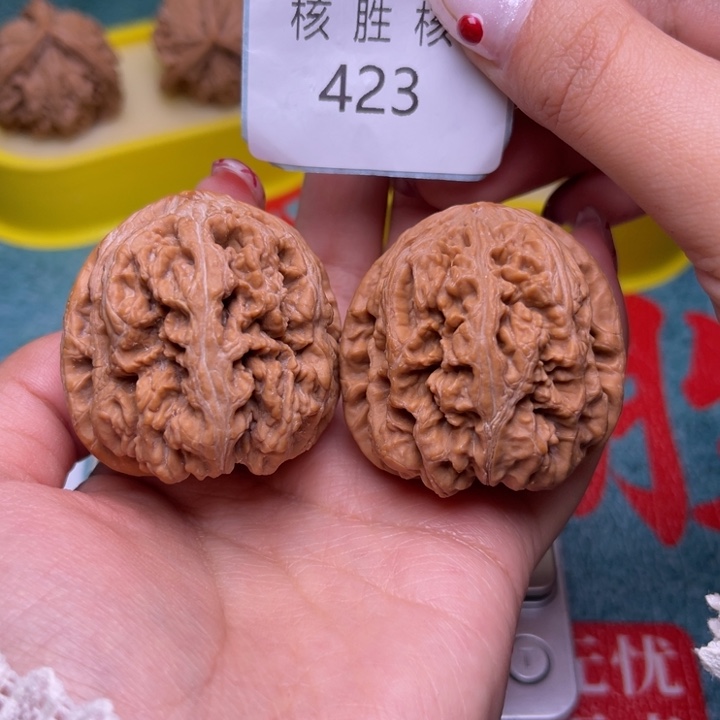 文玩核桃把件大粗筋41.423