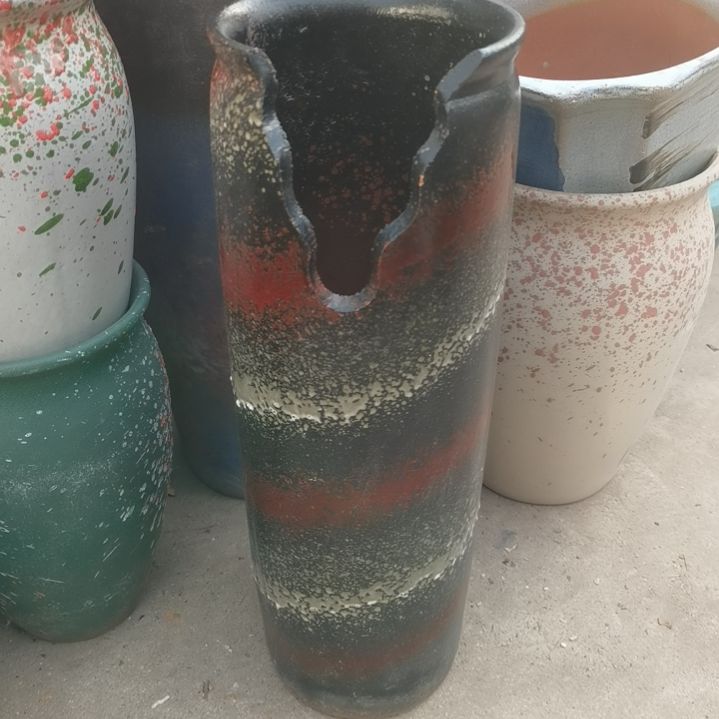 红陶口14高42瑕疵