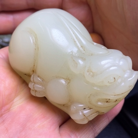 和田玉（糖玉）挂件未镶嵌