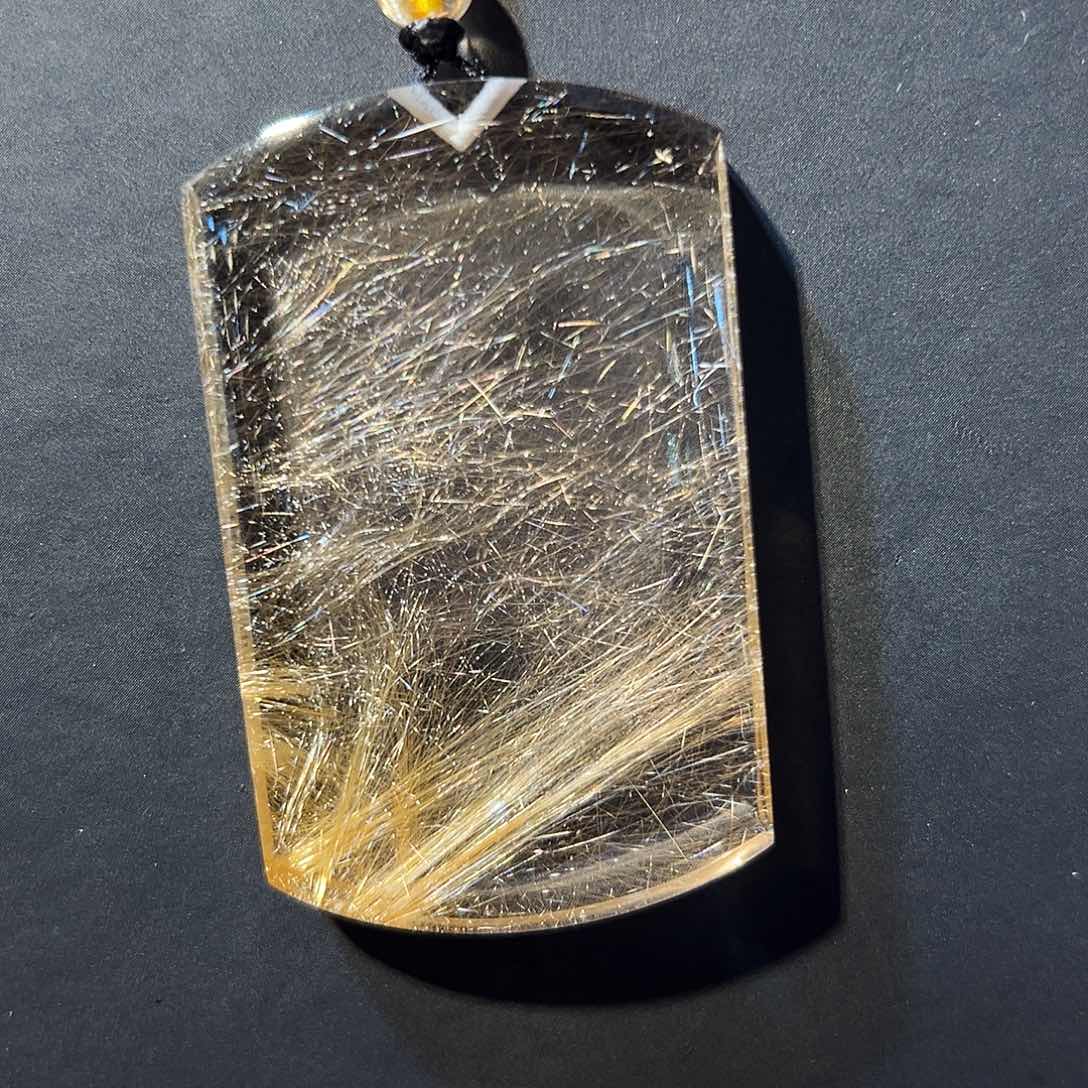 发晶颈饰未镶嵌吊坠