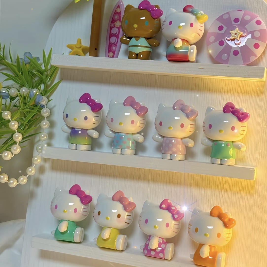 正品TOPTOY新品HelloKitty夏日彩虹糖盲袋迷你萌粒