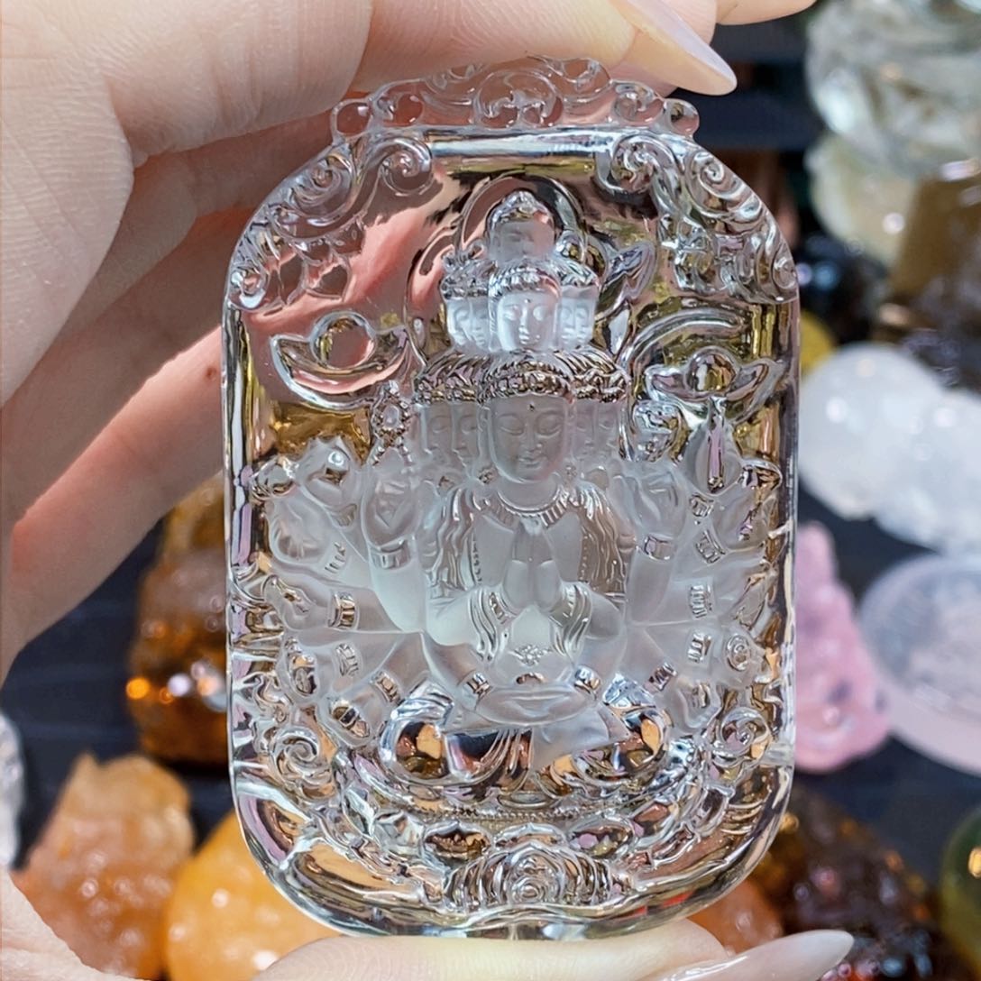 水晶颈饰未镶嵌行*吊坠