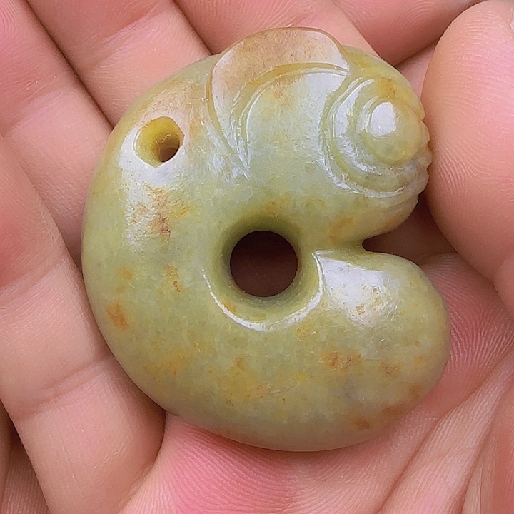 和田玉吊坠(不含链)未镶嵌