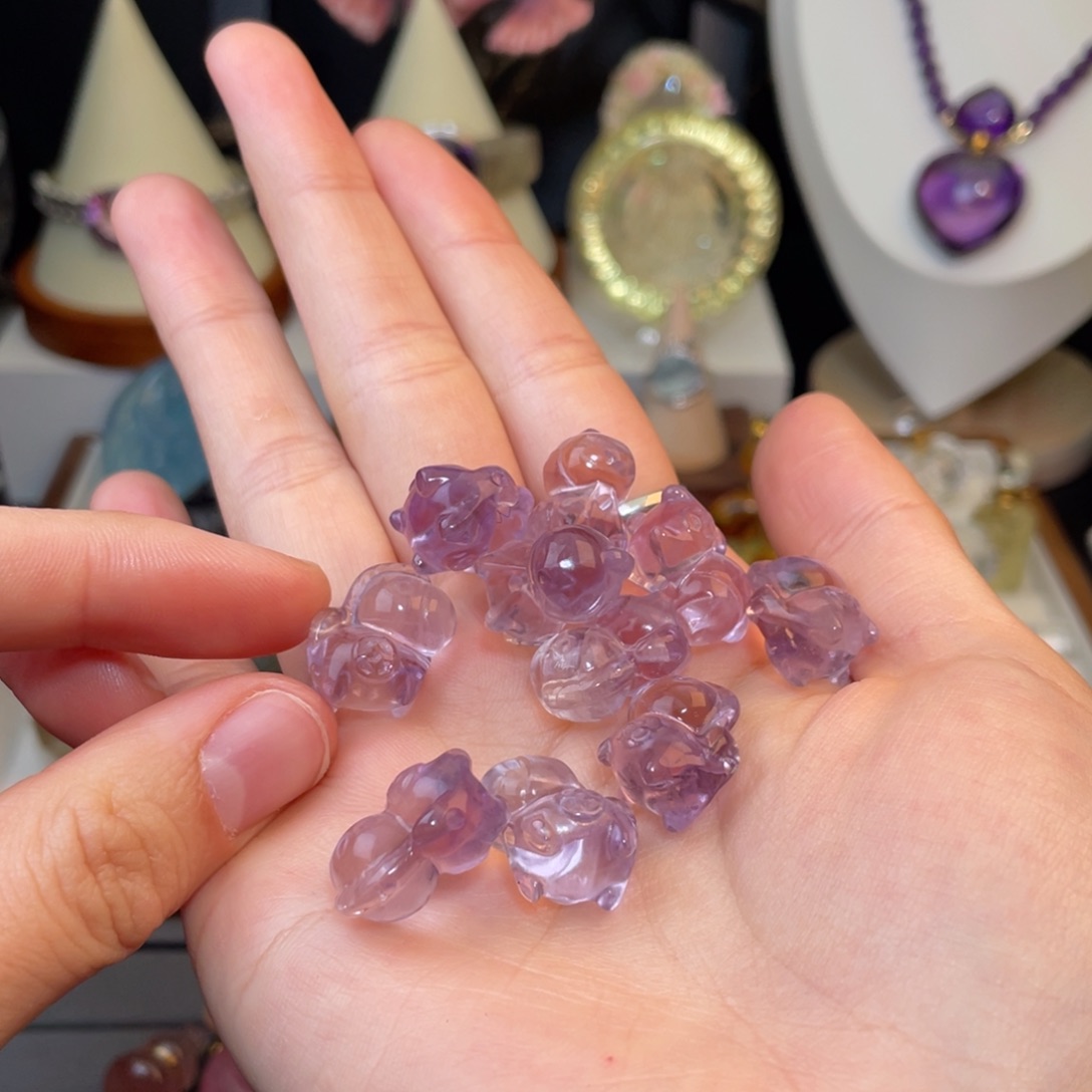 未镶嵌颈饰水晶天然水晶吊坠618