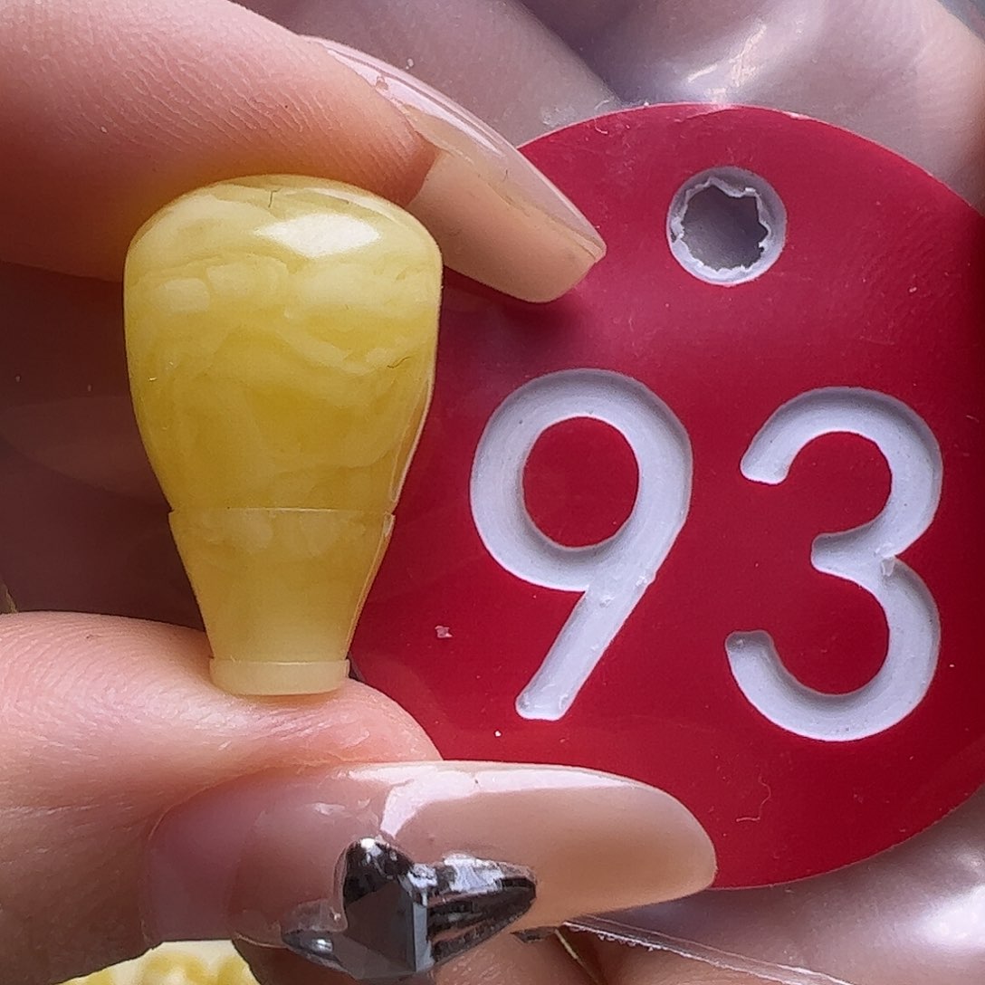 蜜蜡未镶嵌珠宝奇石期*11.5mm三通