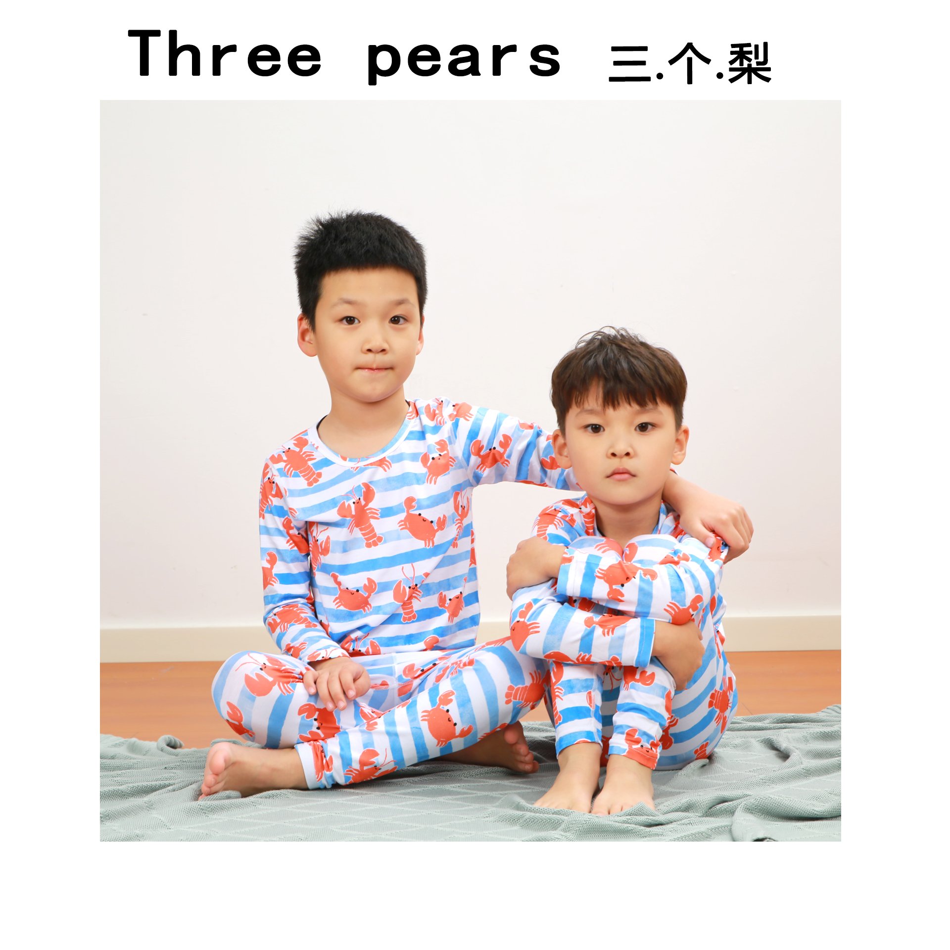 儿童外单家居服套装WT1001