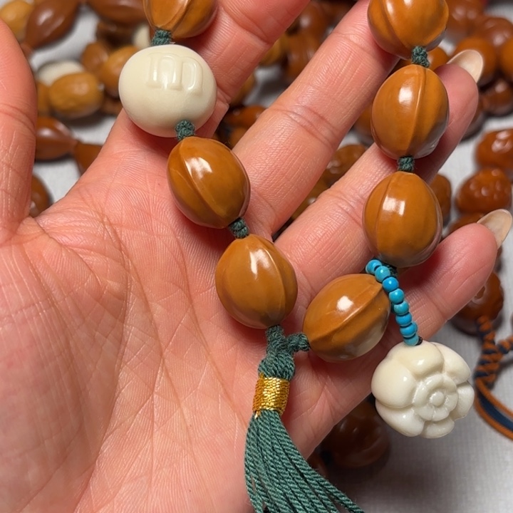 橄榄核手串/手链1.6鲨鱼背