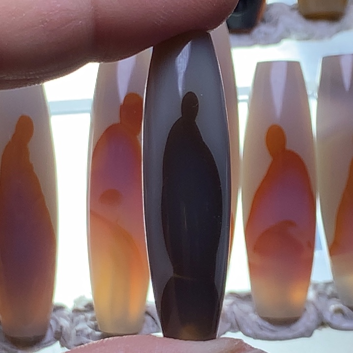 玛瑙/玉髓颈饰未镶嵌17