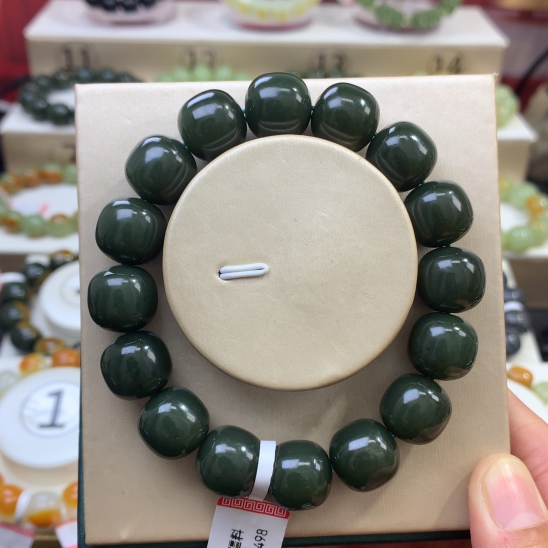 和田玉未镶嵌手链