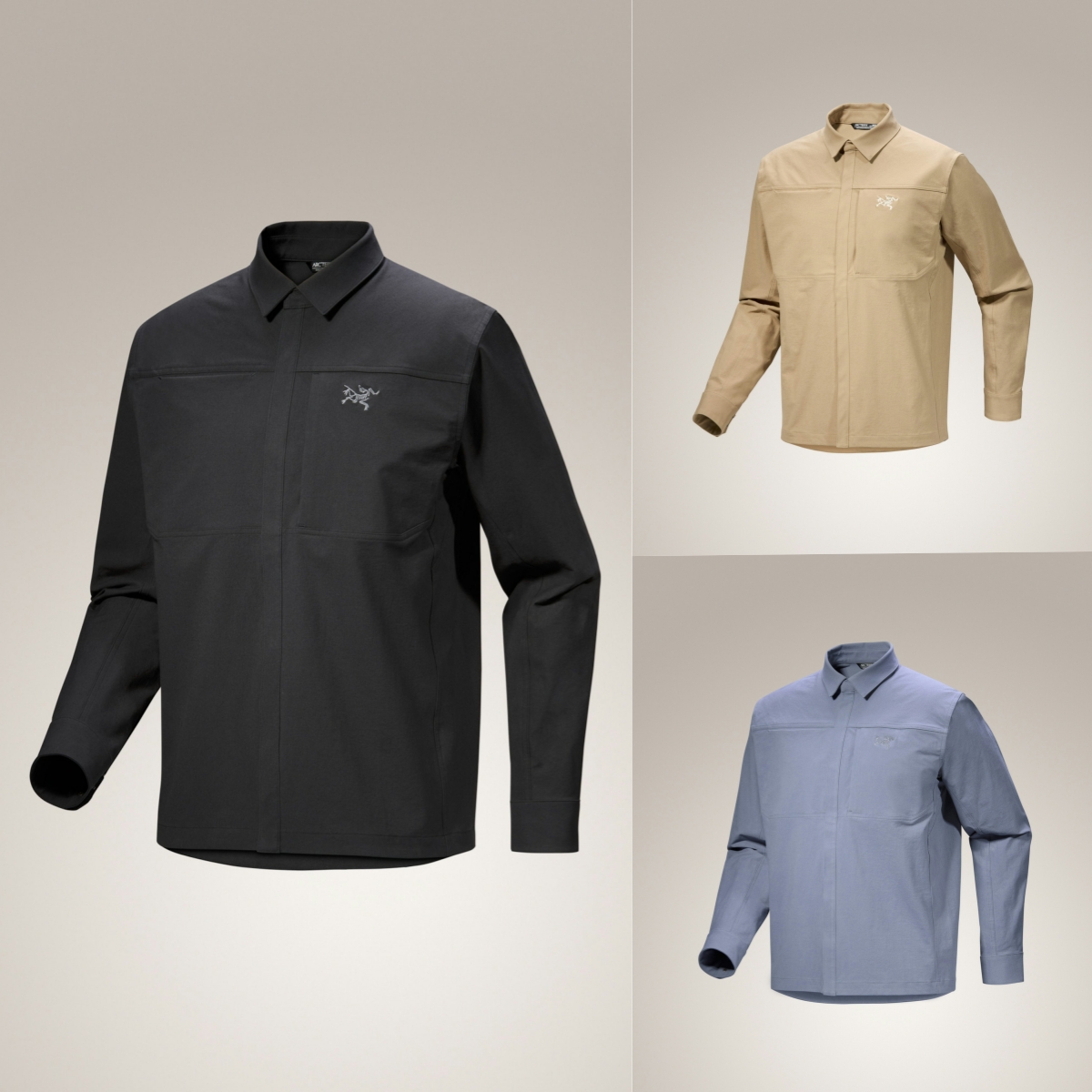 ARC'TERYX/始祖鸟Cronin cotton overshirt 男款翻领长袖衬衣夹克