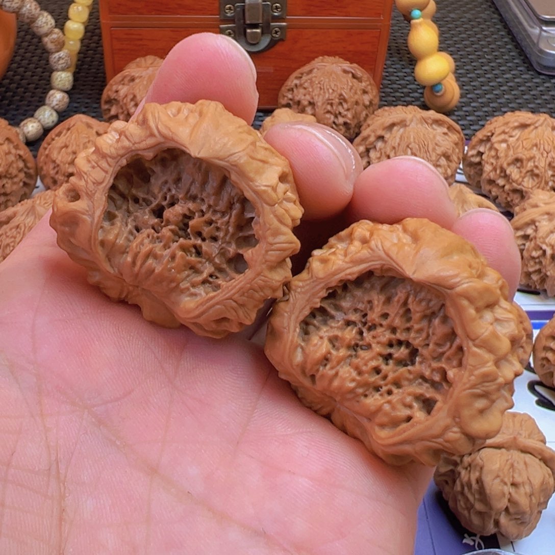 文玩核桃把件宁*蛇头