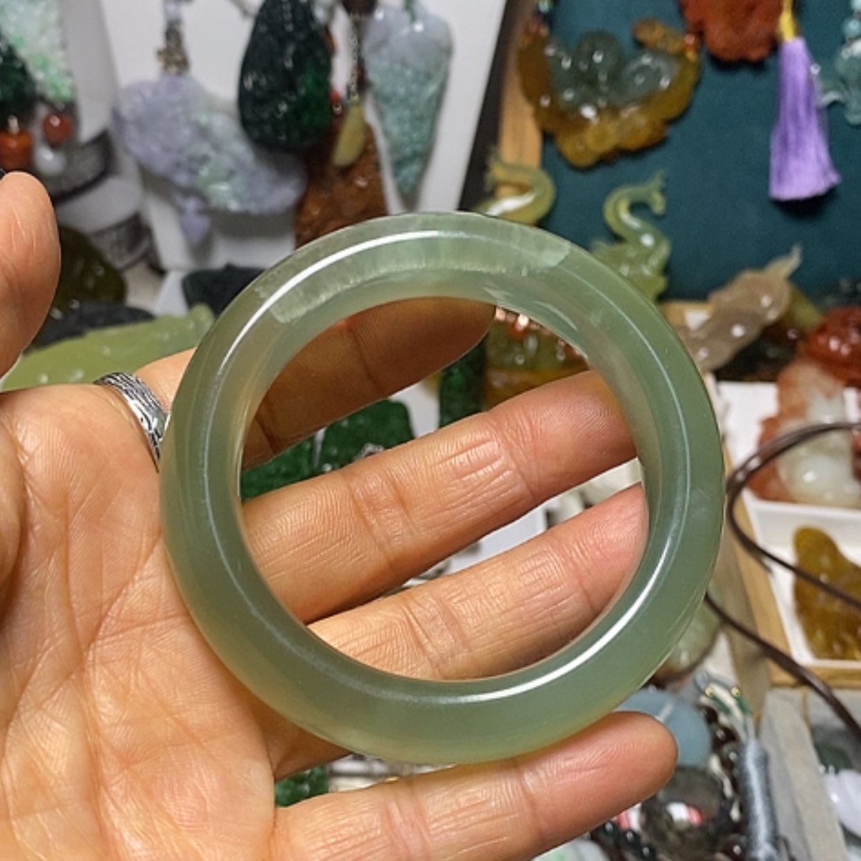 【闪购商品】翡翠未镶嵌吊坠(赠链)