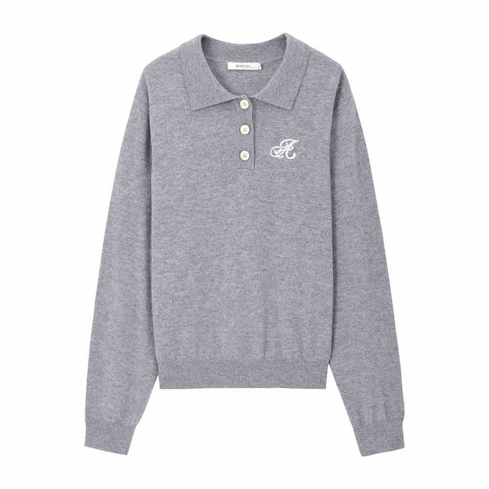 AVVENN 长袖POLO衫