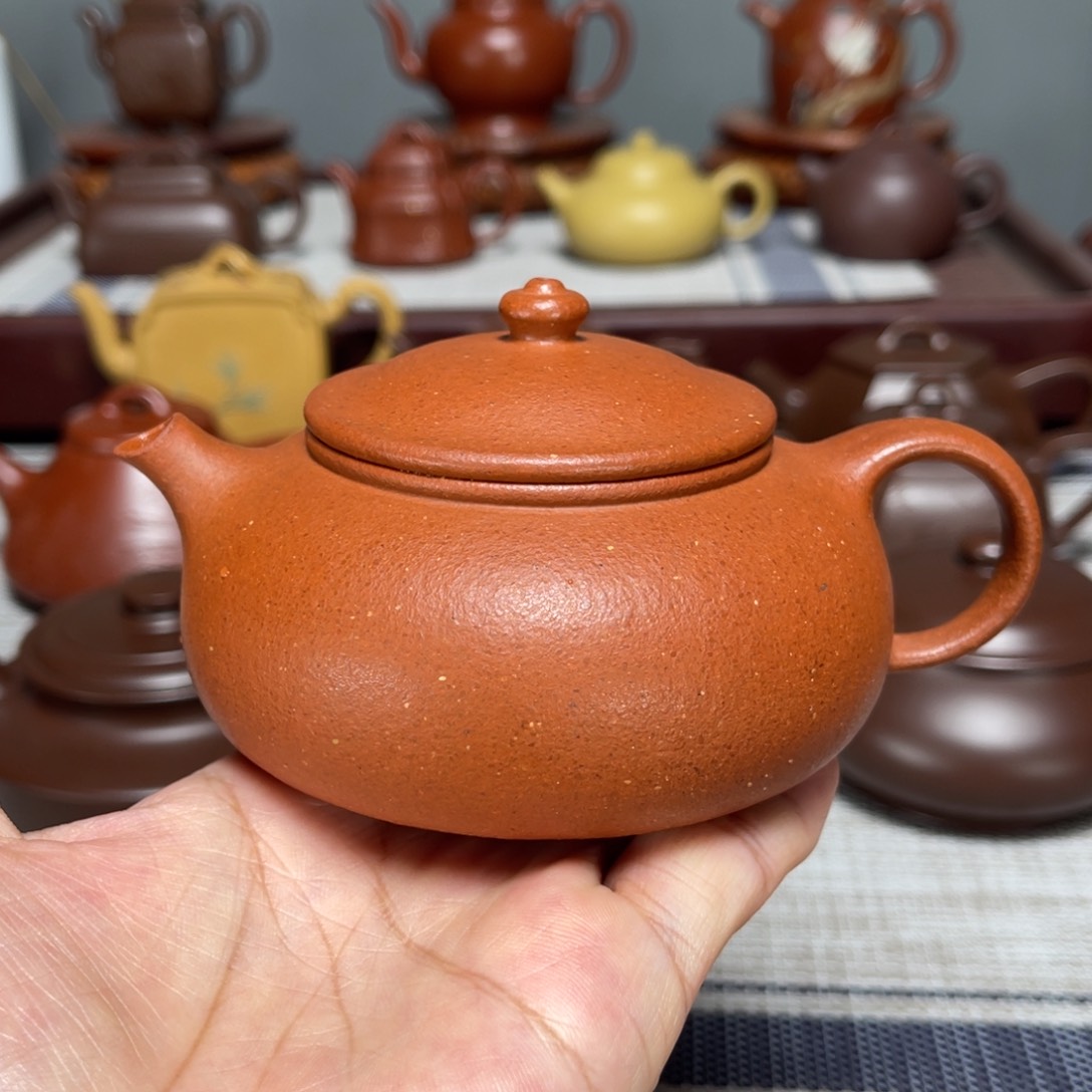 茶壶紫砂全手工制作200cc