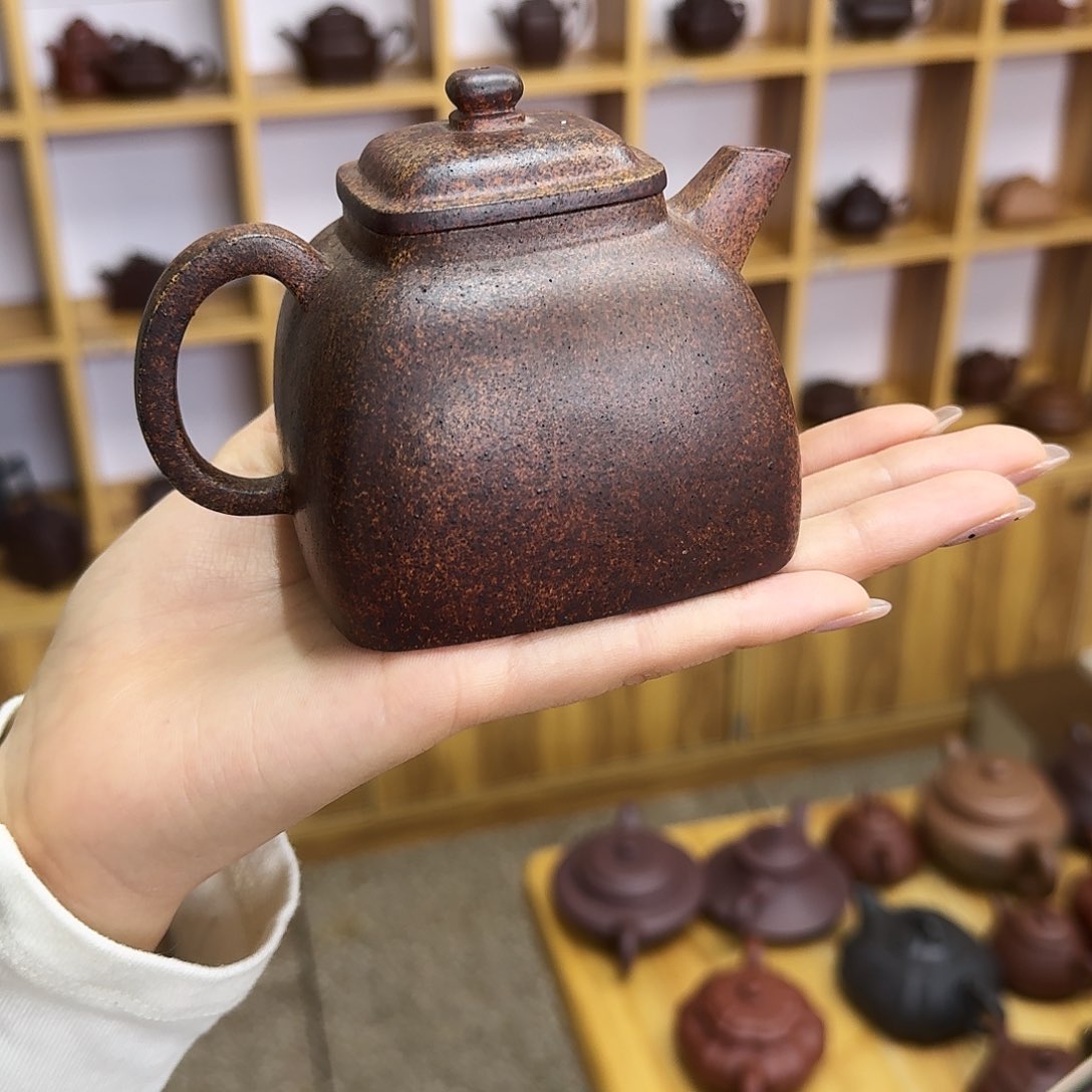 茶壶紫砂紫砂壶四方坦然200cc
