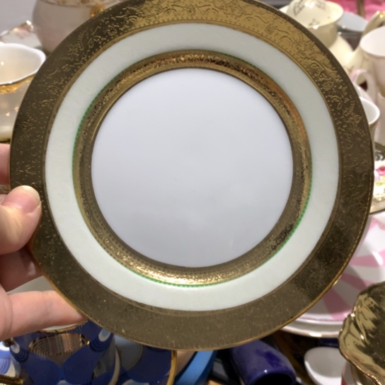 瓷片微瑕陶瓷处理介意请慎拍15厘米