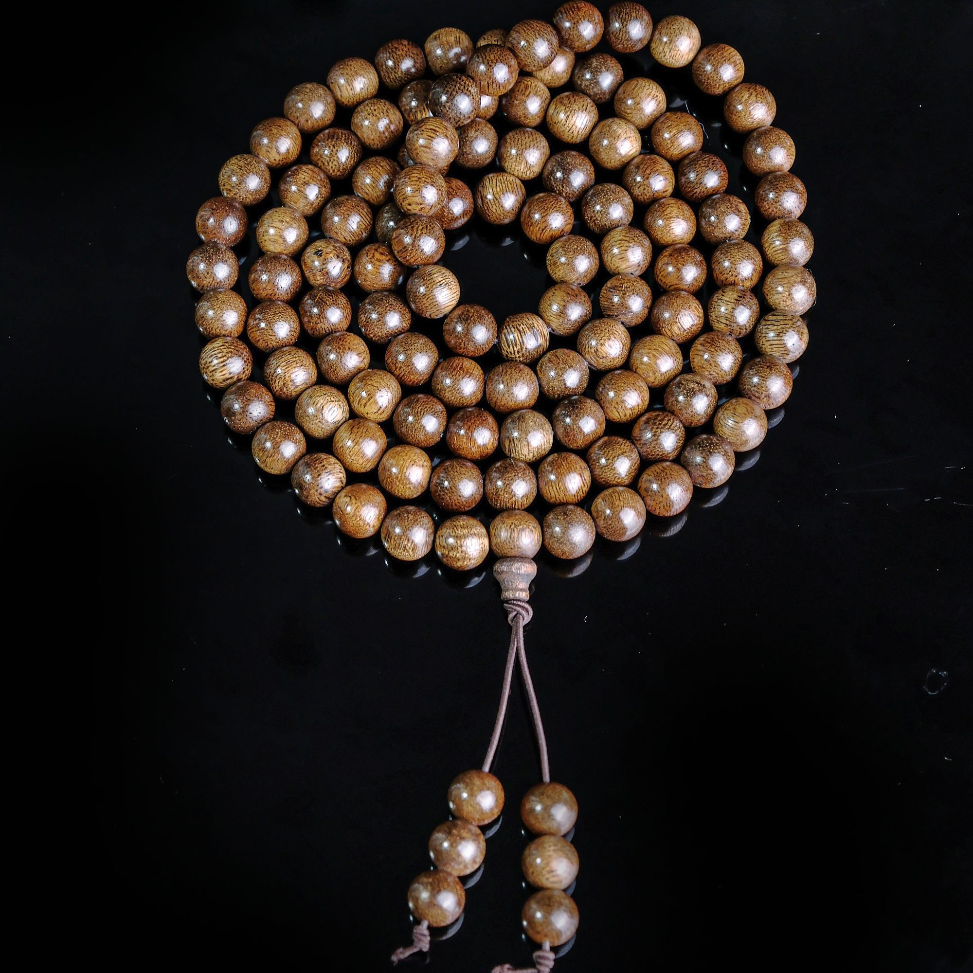 0.8天然顺化红土沉香脖挂108颗【1534】