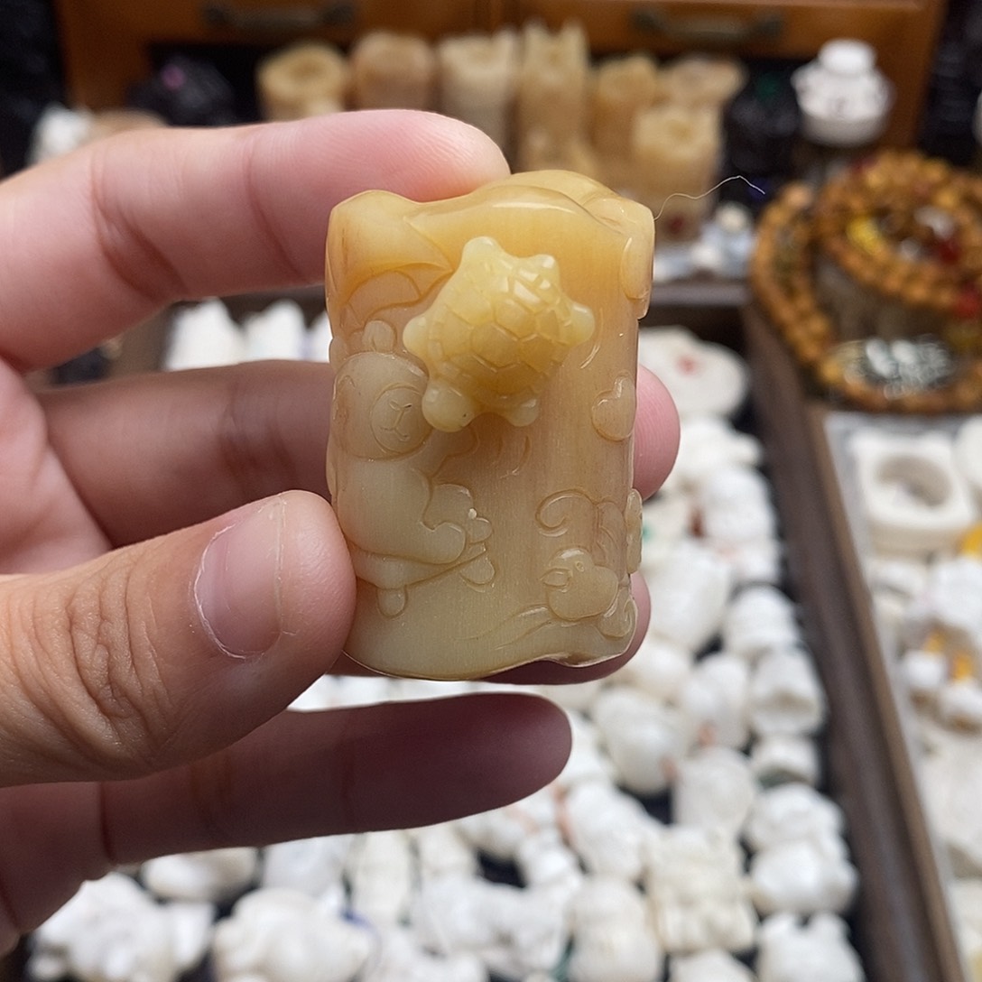 鹿骨把件c2卡皮巴拉骨笛