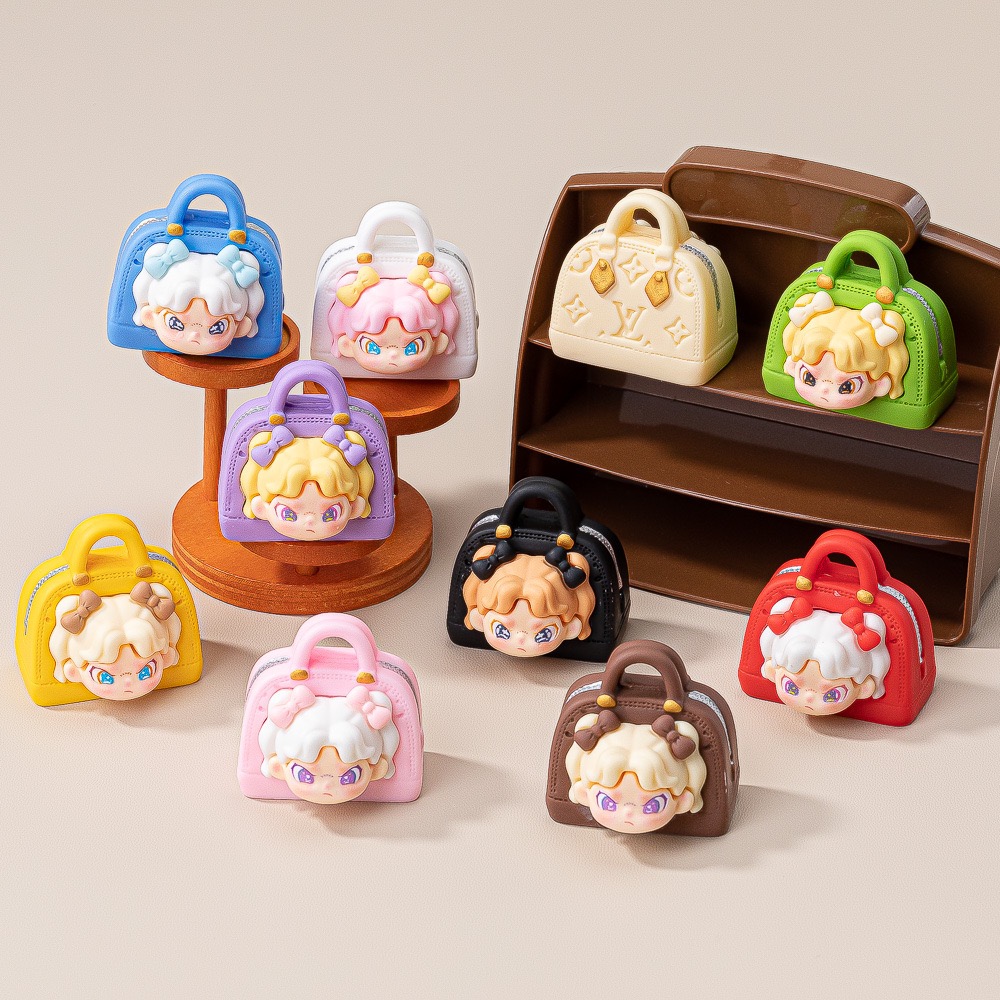 【直播拆】手感漆大表姐大牌包包 DIY手工配件树脂摆件