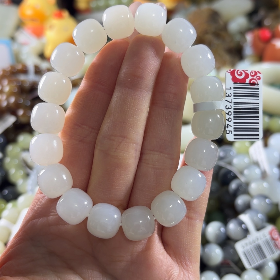 和田玉未镶嵌手串41