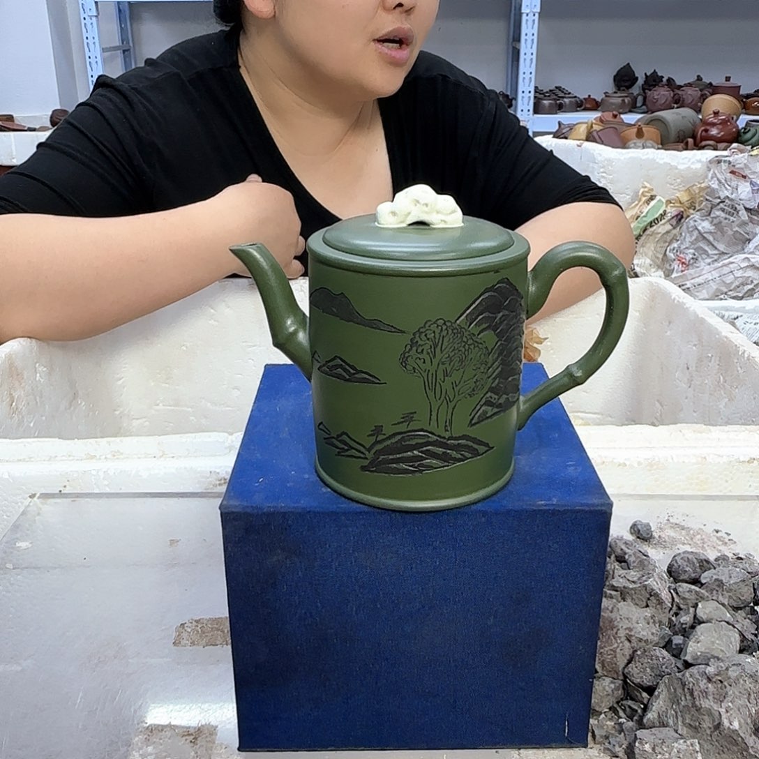 茶壶紫砂宜兴紫砂壶瑕疵