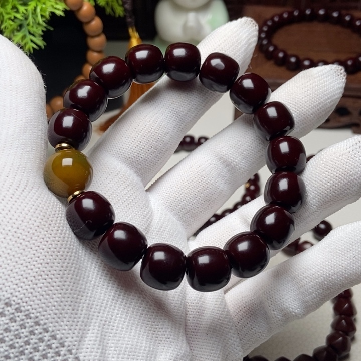 核桃手串/手链百***乐猴头玉华串