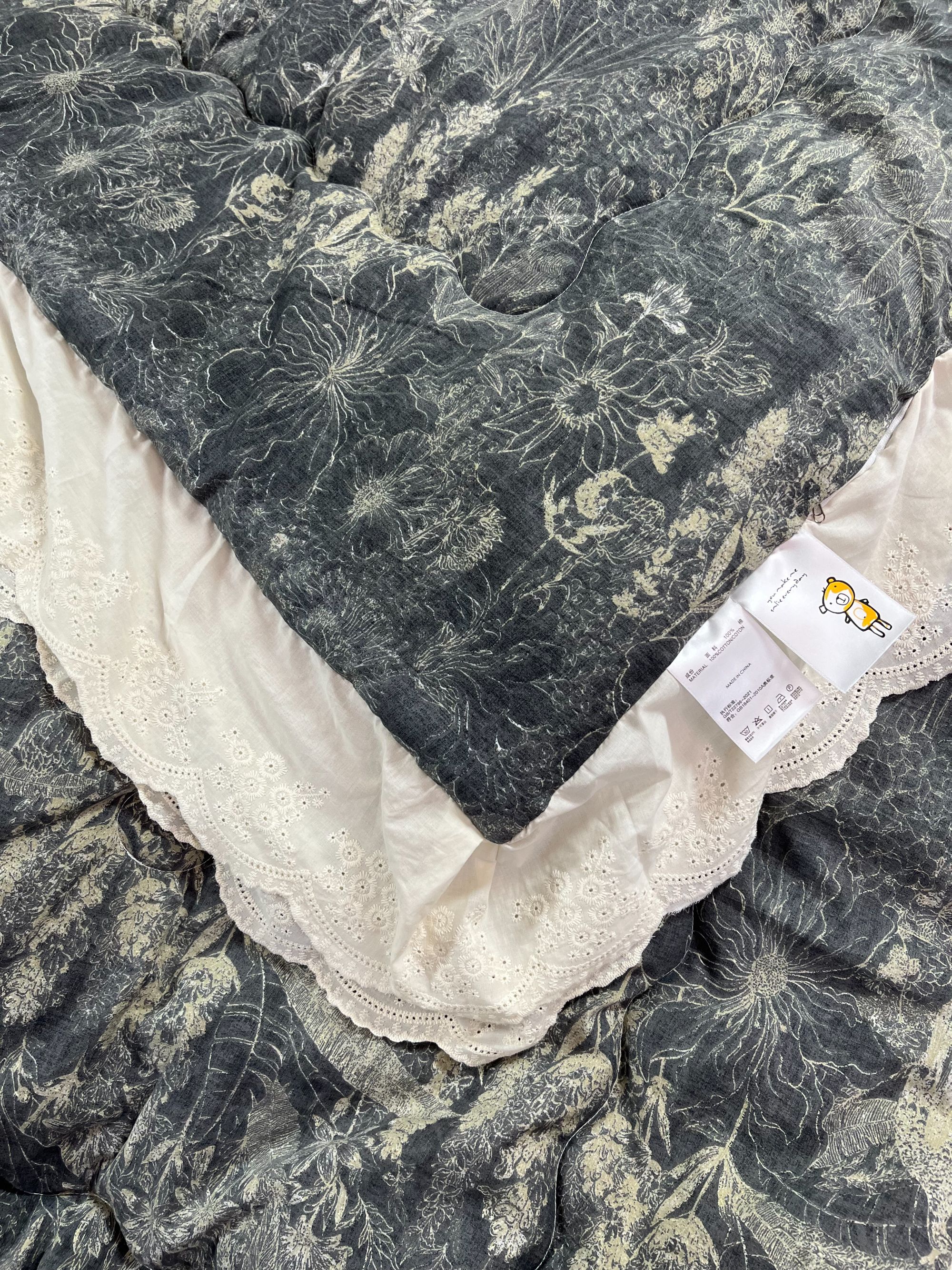 【法式复古风】棉麻美学被 老钱风 亚麻+全棉皱皱纱 春秋被 冬被 